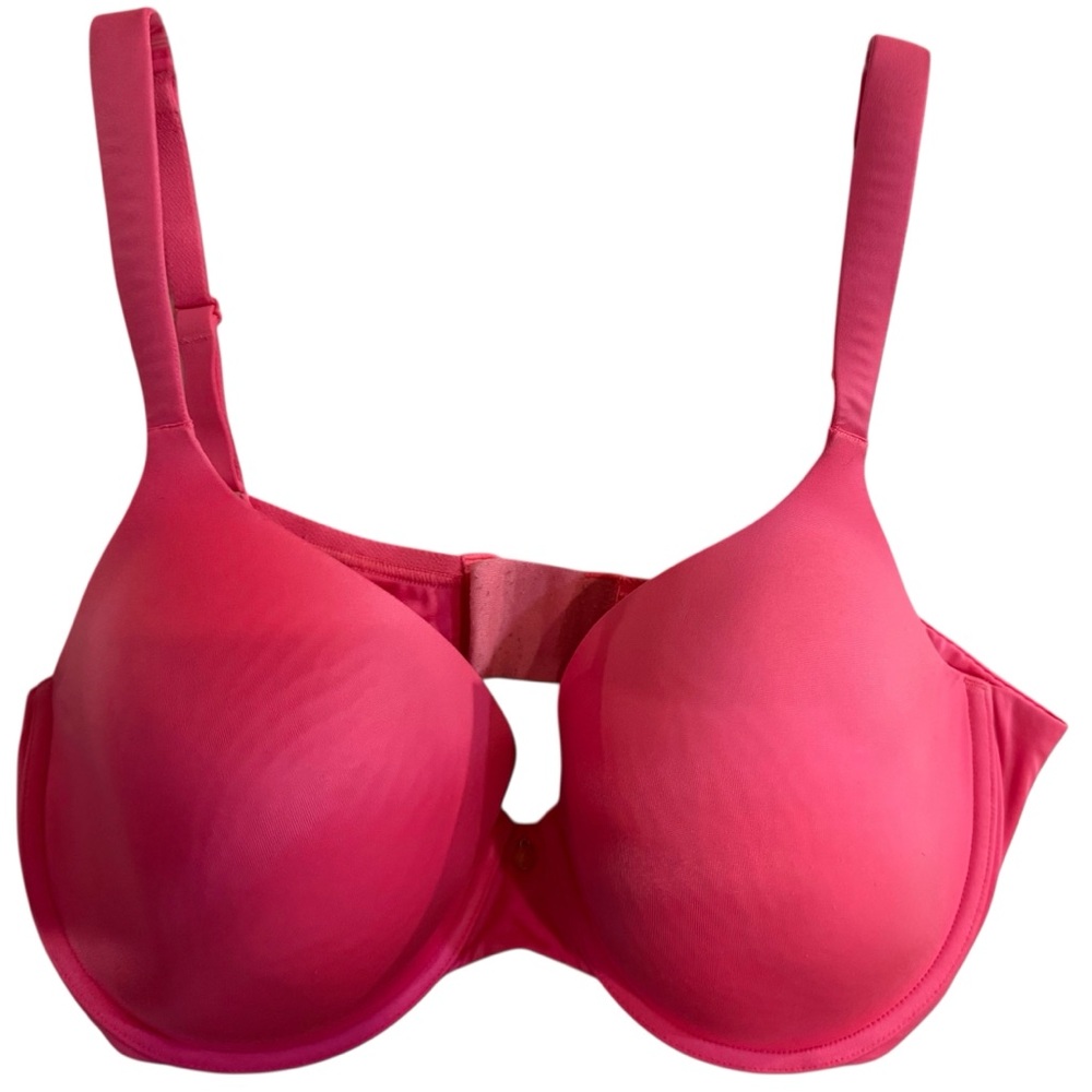Victorias Secret Body By Victoria Lined Perfect Coverage Bra 38DD Hot Pink